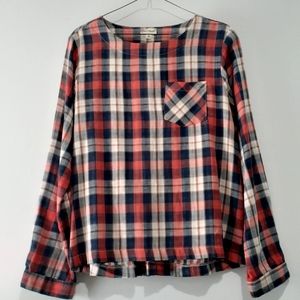 Phoenix & Thread Plaid Blouse